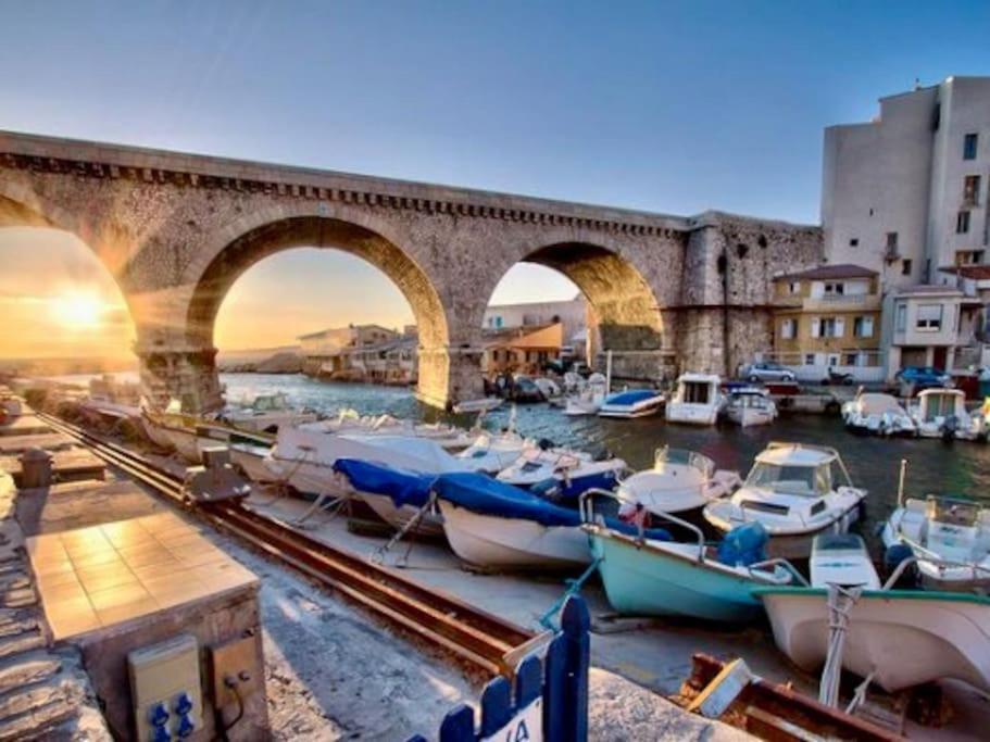 Superbe Logement Au Vallon Des Auffes Марсель Экстерьер фото